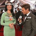 Katy Perry boobs cleavage = subtitles meme
