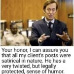 My Satirical Posts Are Legally Protected By Law