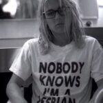 NOBODY KNOWS I'M A LESBIAN T-Shirt as worn by Daniel Johns of Silverchair