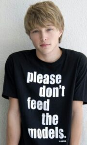 Please Don't Feed The Models t-shirt as worn by Sterling Knight