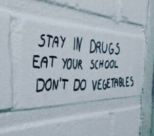 Stay In Drugs Eat Your School Don't Do Vegetables