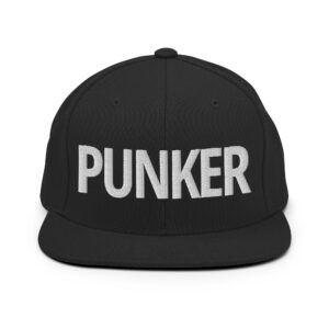 PUNKER Embroidered Snapback Hat