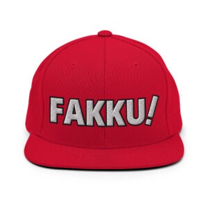 FAKKU Red Snapback Hat (Embroidered)
