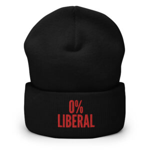 0% Liberal, Canadian version Beanie (Embroidered)