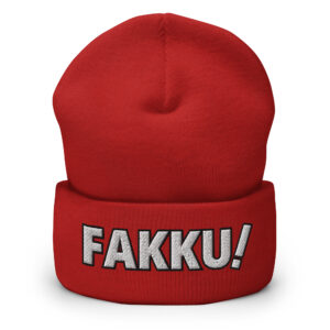 FAKKU Red Beanie