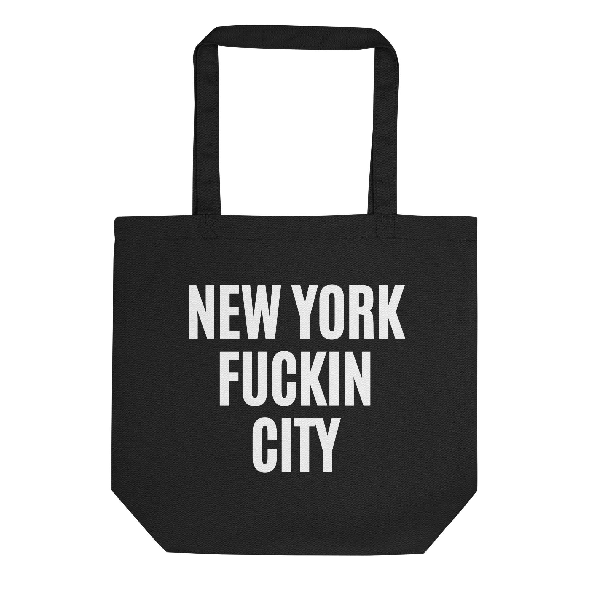 NEW YORK FUCKIN CITY Black Tote Bag - Image 2
