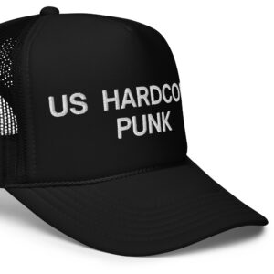 Alternative view of US HARDCORE PUNK Embroidered trucker hat