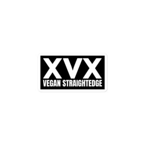 Alternative view of XVX Vegan Straight Edge sticker