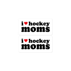 Alternative view of I Heart Hockey Moms Sticker Pack