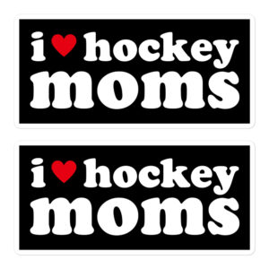 I Love Hockey Moms Sticker Pack
