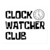 CLOCK WATCHER CLUB Sticker