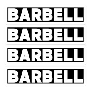 BARBELL Sticker Pack