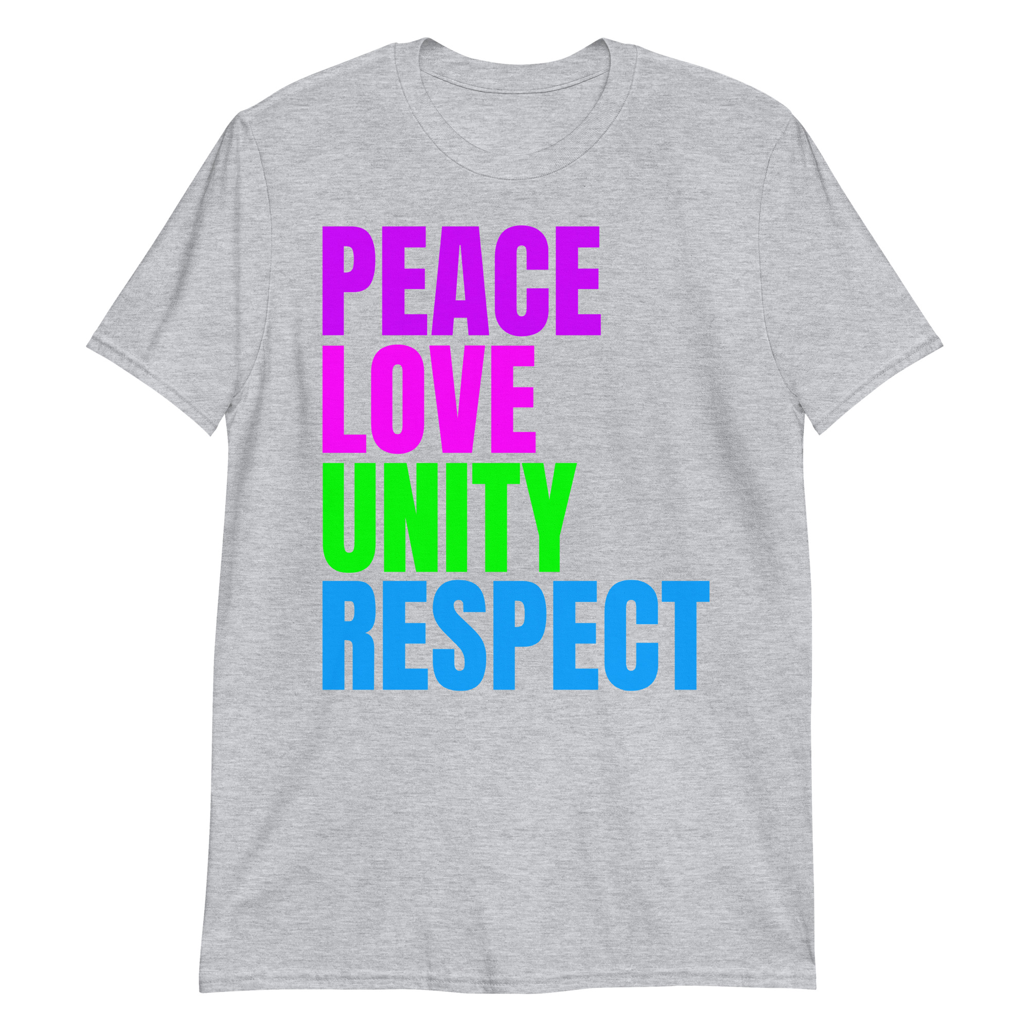 PEACE LOVE UNITY RESPECT T-Shirt - PYGear.com