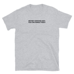 Alternative view of Britney Survived 2007 T-Shirt