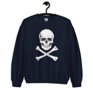 Alternative view of ASAP Rocky - Live Alone Die Alone Skull and Bones Sweatshirt