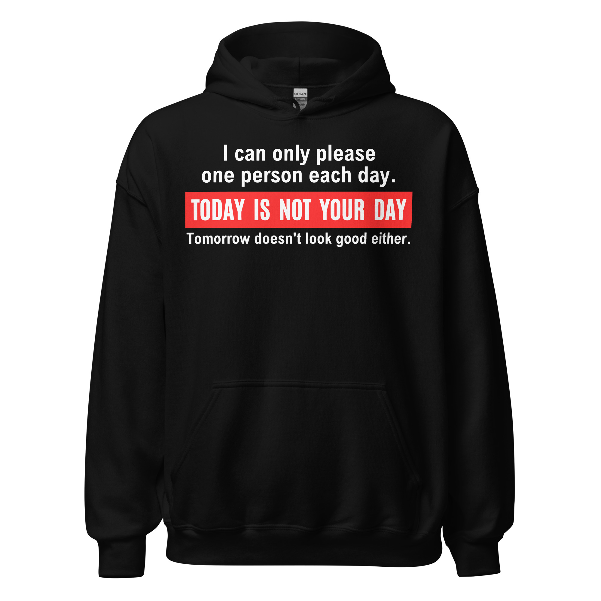 I Can Only Please One Person Each Day Today Is Not Your Day Tomorrow Doesn’t Look Good Either Hoodie