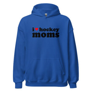 Alternative view of I Heart Hockey Moms Hoodie
