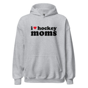 I Heart Hockey Moms Hoodie