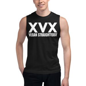 Alternative view of XVX Vegan Straight Edge Muscle Shirt