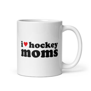 Alternative view of I Love Hockey Moms coffee mug