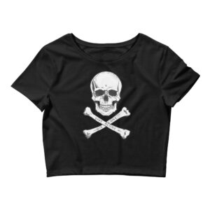 ASAP Rocky Live Alone Die Alone Skull and Bones Crop Top
