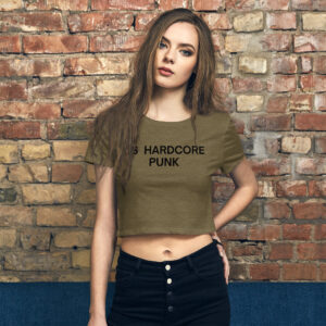 Alternative view of US HARDCORE PUNK Crop Top