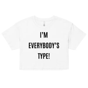 Alternative view of I’m Everybody’s Type Relaxed fit Crop Top