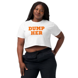 Alternative view of DUMB HER Crop Top (Relaxed Fit)