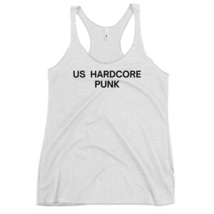US HARDCORE PUNK Women's Racerback Tank
