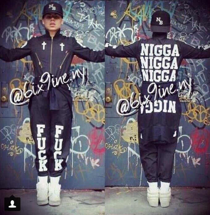 6ix9ine NIGGA NIGGA NIGGA shirt clothing line