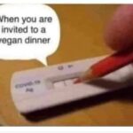 COVID-19 Vegan dinner meme