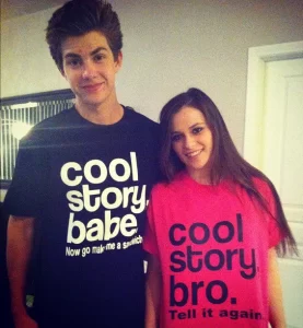 Cool Story Babe now ho make me a sandwich shirt + Cool Story Bro tell it again shirt Matching Couple Shirts