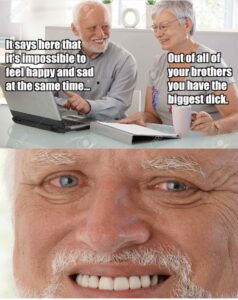 Feeling Happy and Sad at the same time