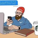 Fuck Capitalism protest