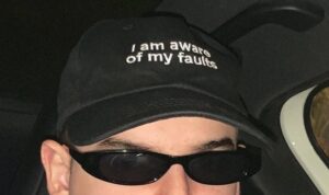 I am aware of my faults hat