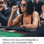 Kim Kardashian poker player