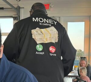 MONEY is Calling - Accept or Ignore jacket meme