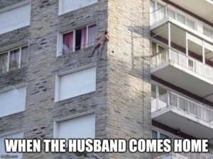 People do amazing things not to get caught