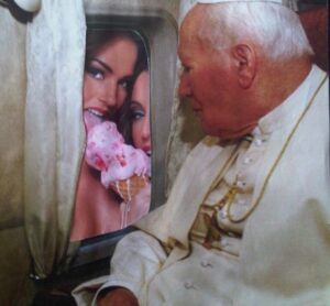 Pope got an eye for sin