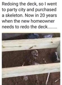 Redoing the deck skeleton meme