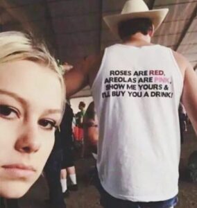 Roses Are Red Areolas Are Pink Show Me Yours And I'll Buy You A Drink shirt