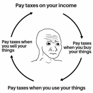 Taxation is Theft 4x