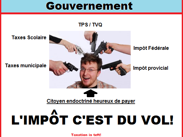 Taxer C'est Voler impot-du-vol