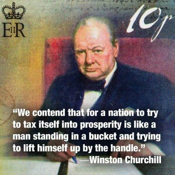 Winston Churchill on tax