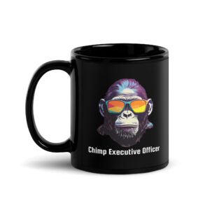 Chimp Executive Officer coffee mug - Gag Gift for Boss