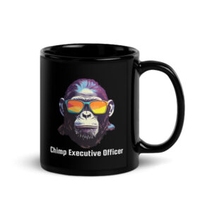 Alternative view of Chimp Executive Officer coffee mug - Gag Gift for Boss