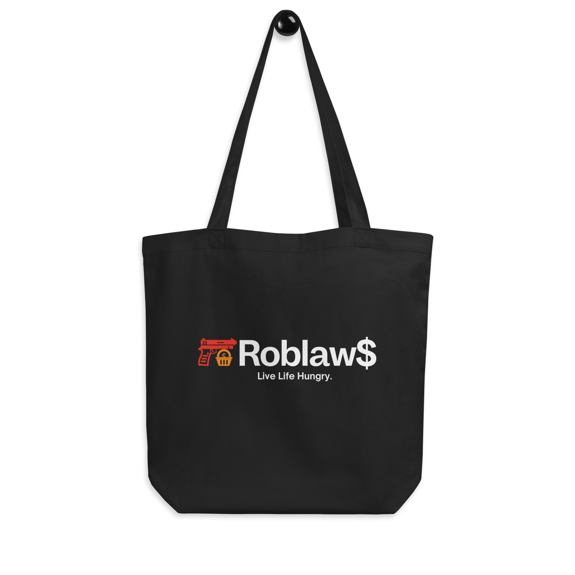 Roblaw$ Roblaws Live Life Hungry Tote Bag - Image 2