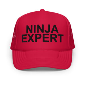Alternative view of Frank Rossitano NINJA EXPERT Trucker Hat β 30 Rock tv show