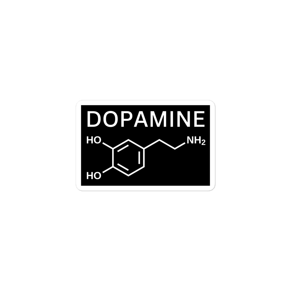 DOPAMINE Molecule Sticker - Image 2