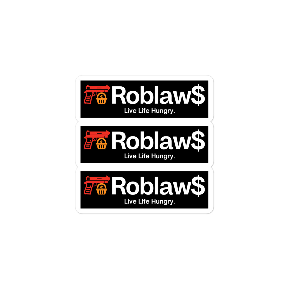 Roblaw$ Roblaws Live Life Hungry Stickers - Image 2